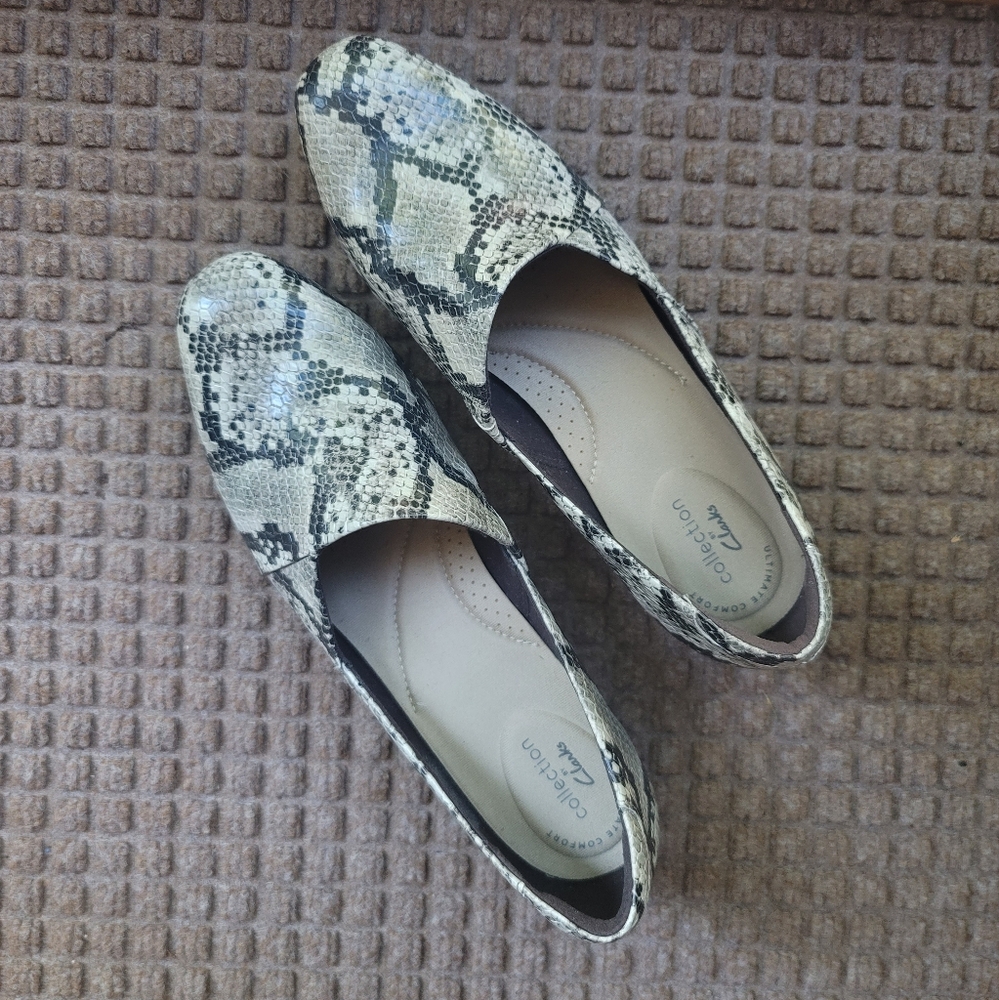 Snakeskin Patterned Women's Loafers